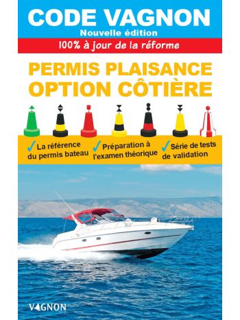 Code Vagnon 2025 - Permis plaisance - Option côtière